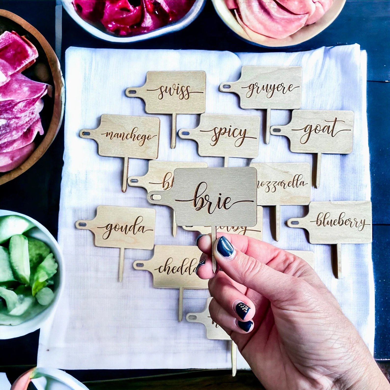 15 Cheese Marker Tags - Image 2