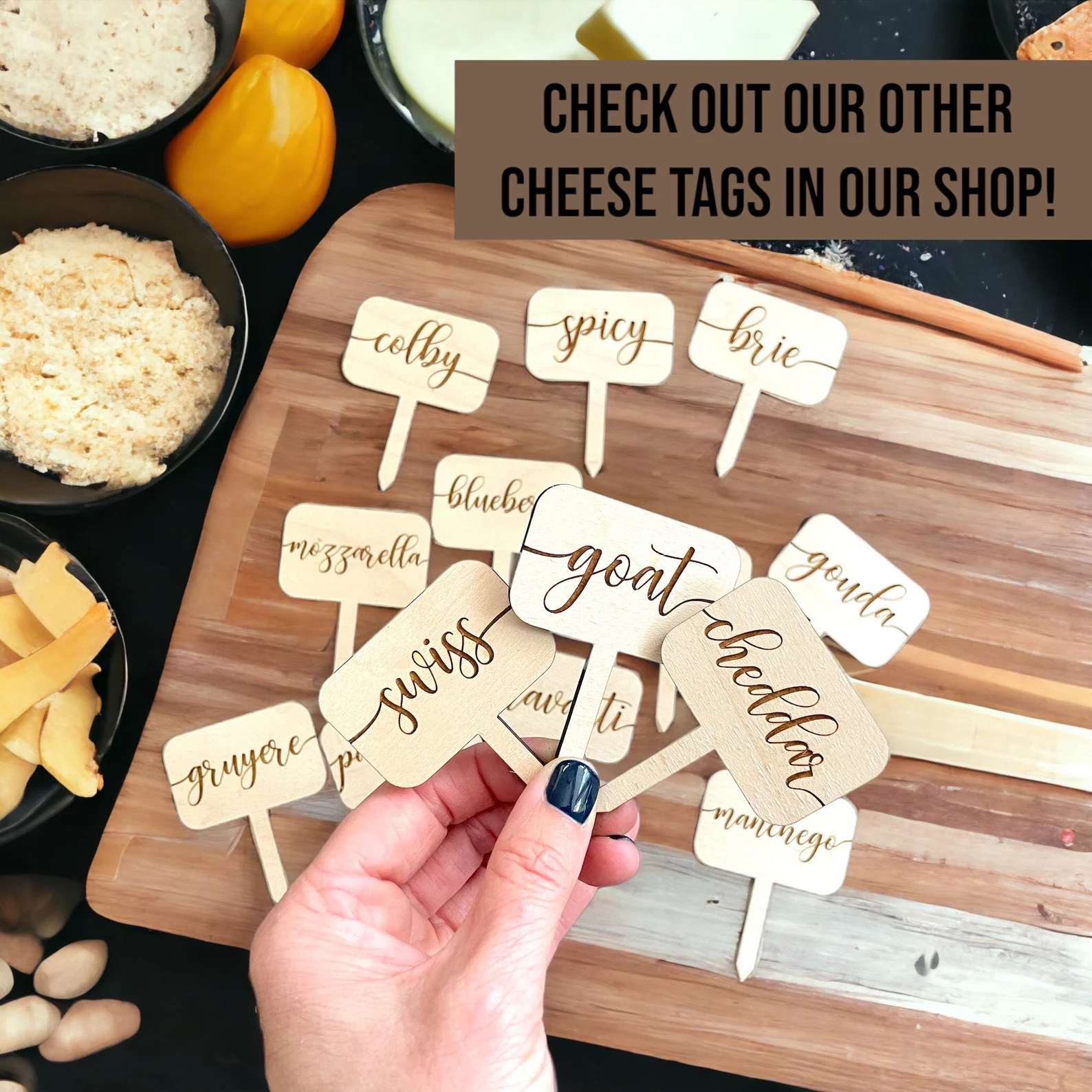15 Cheese Marker Tags - Image 4