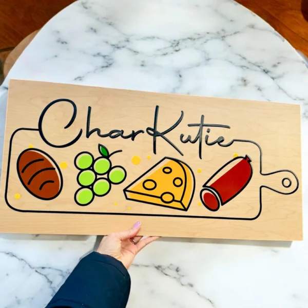 Rectangular Wooden Sign