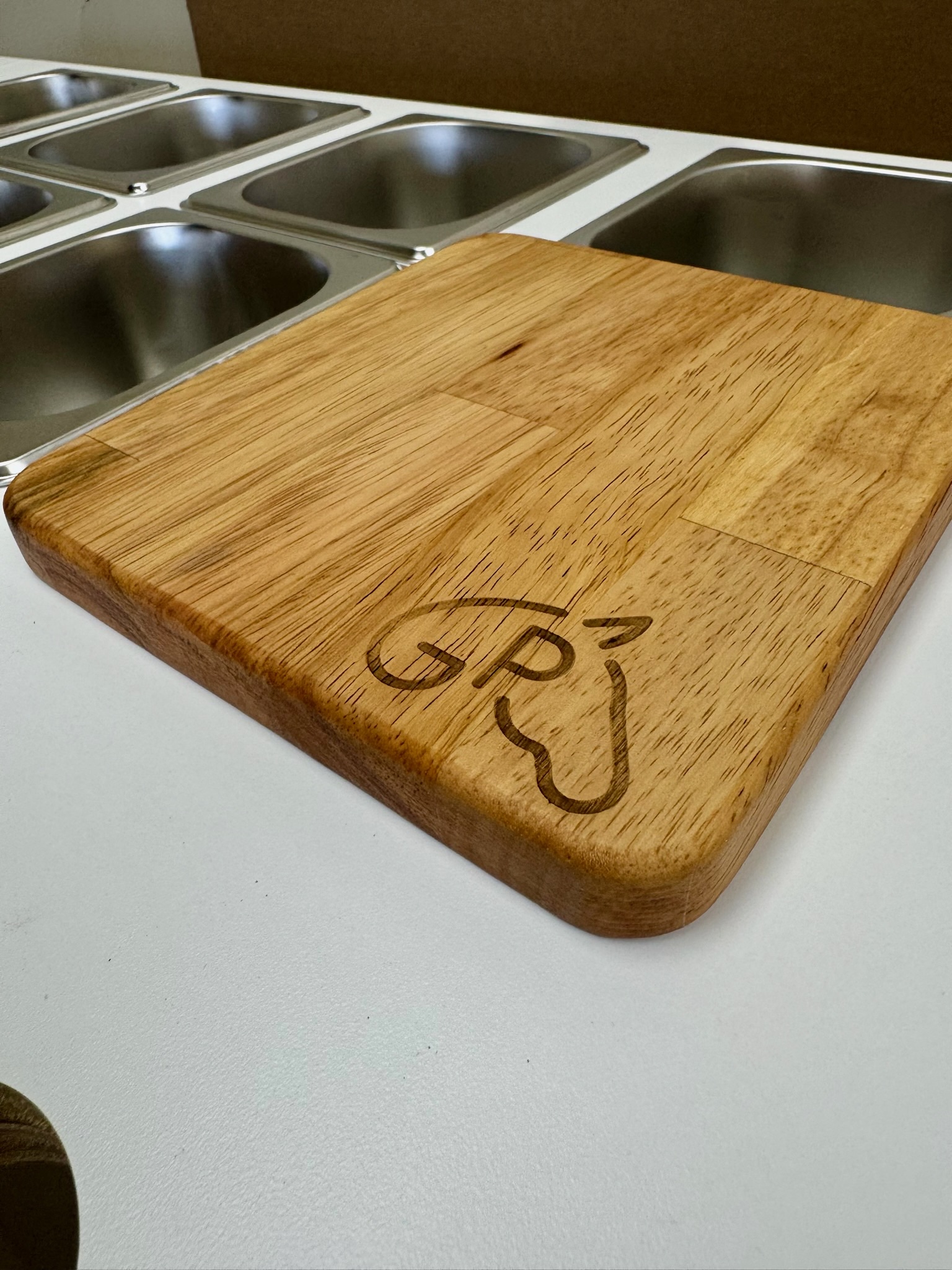 Wooden Cutting Board for Food Cart - Image 10
