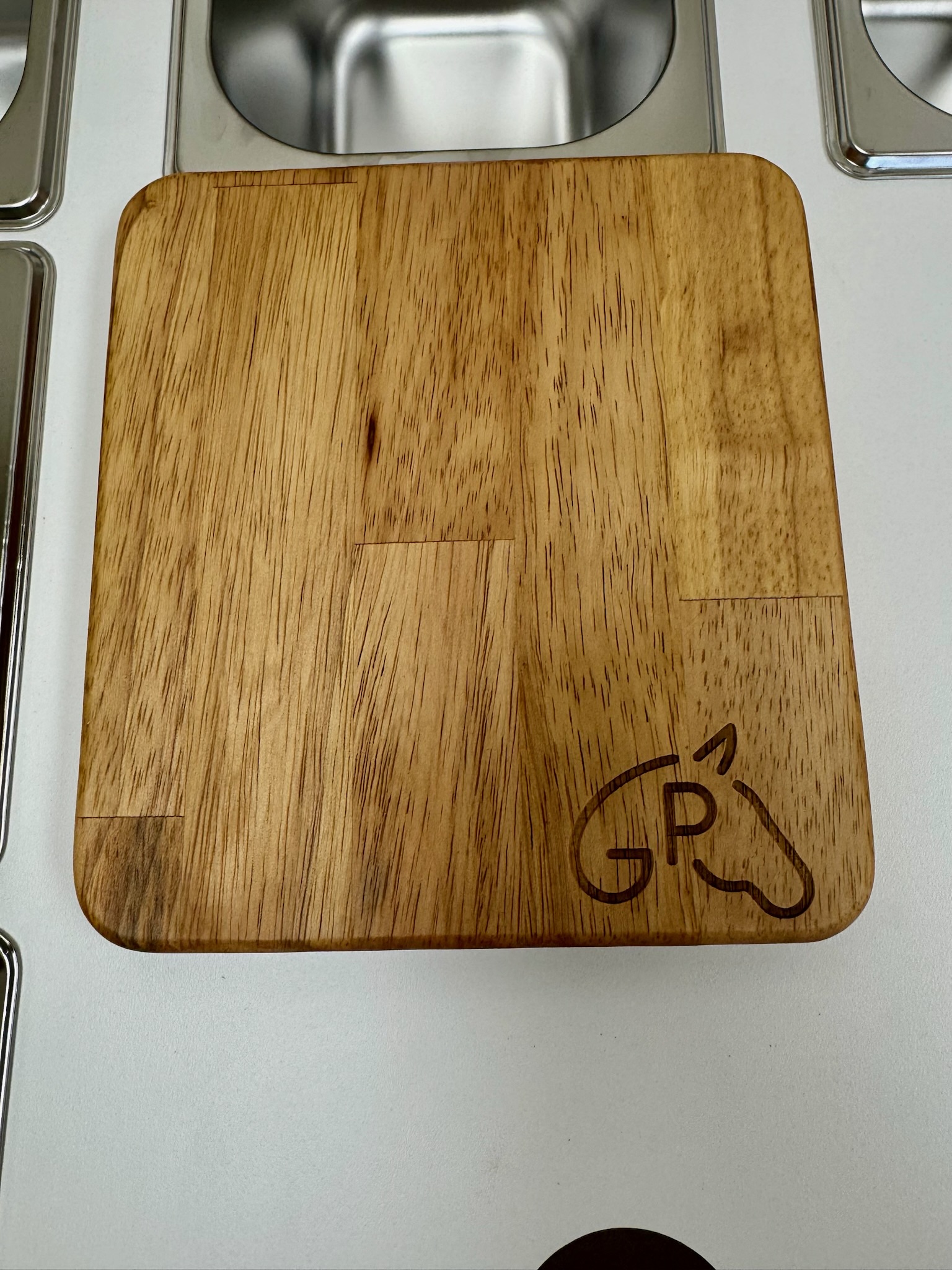 Wooden Cutting Board for Food Cart - Image 9