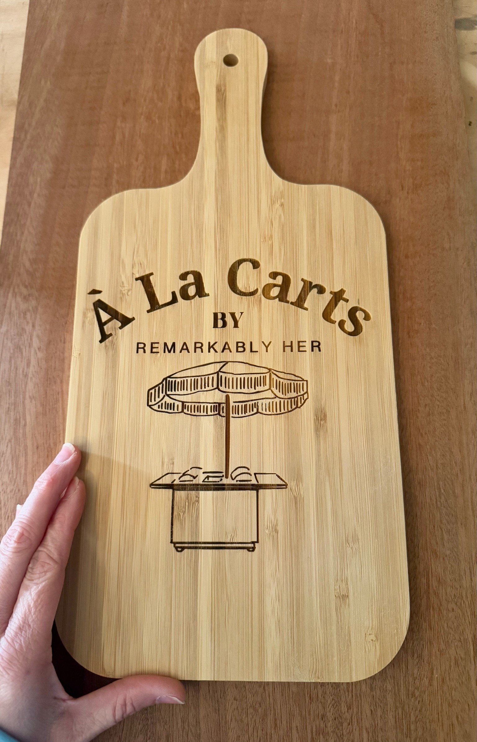 Engraved Charcuterie Marketing Sign - Image 3