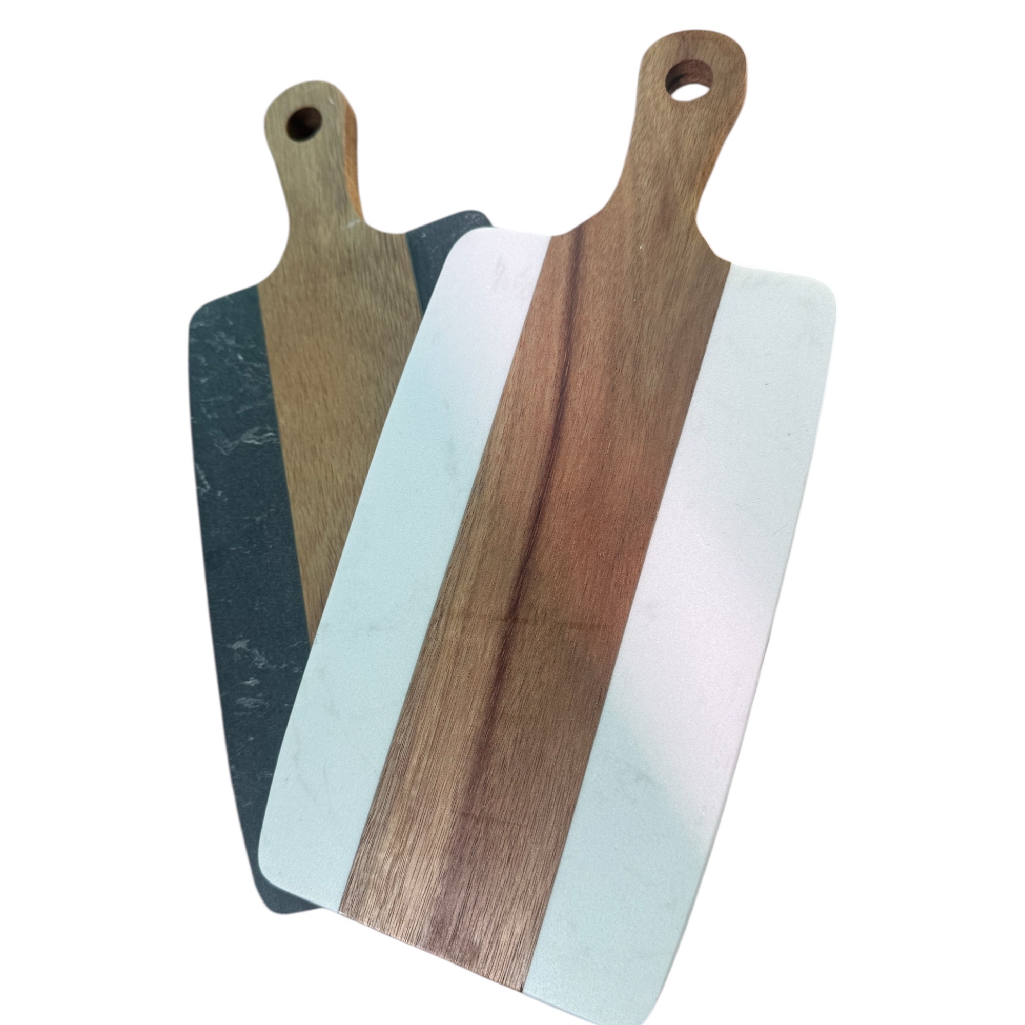 Engraved Walnut and Marble Charcuterie Board - Image 11
