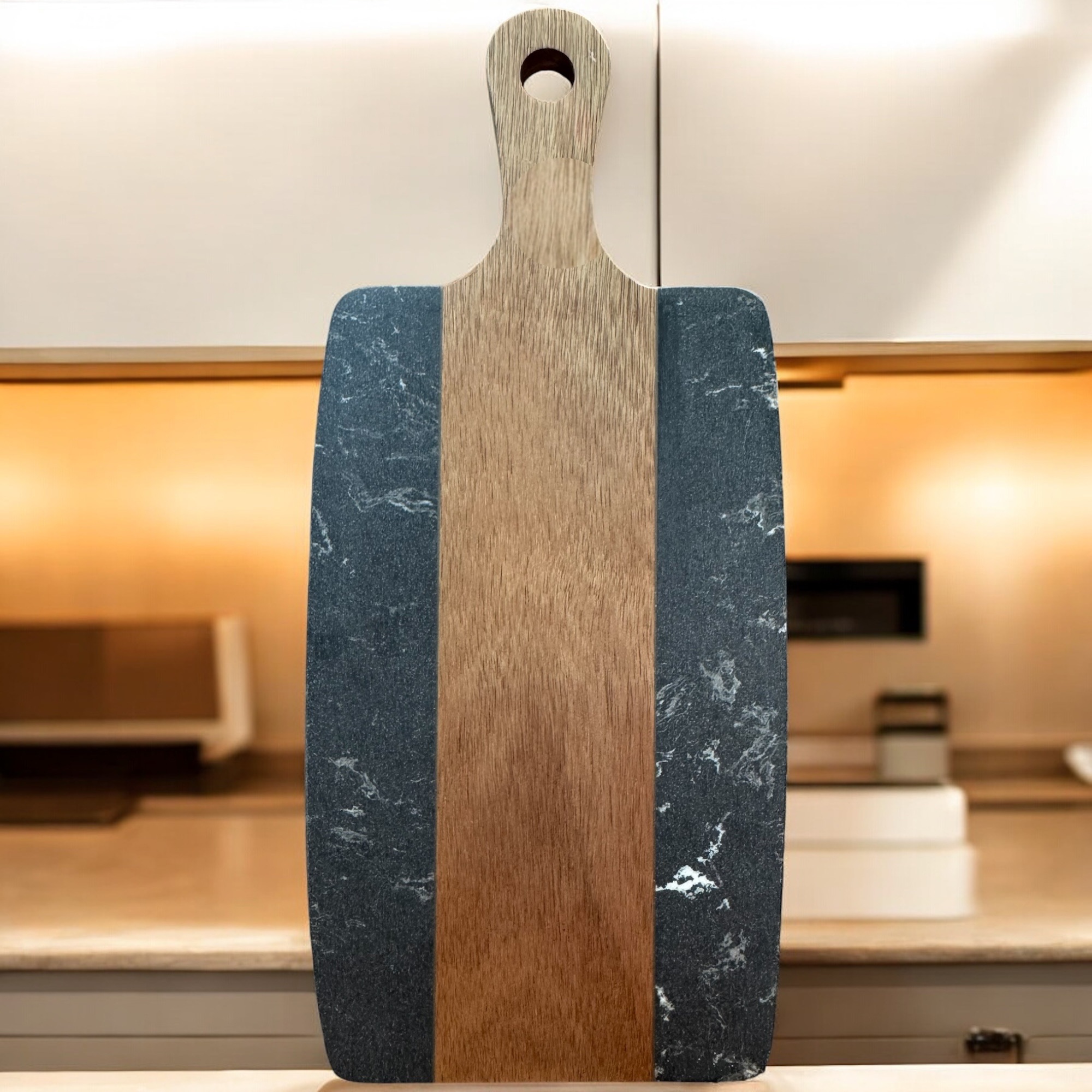 Engraved Walnut and Marble Charcuterie Board - Image 18