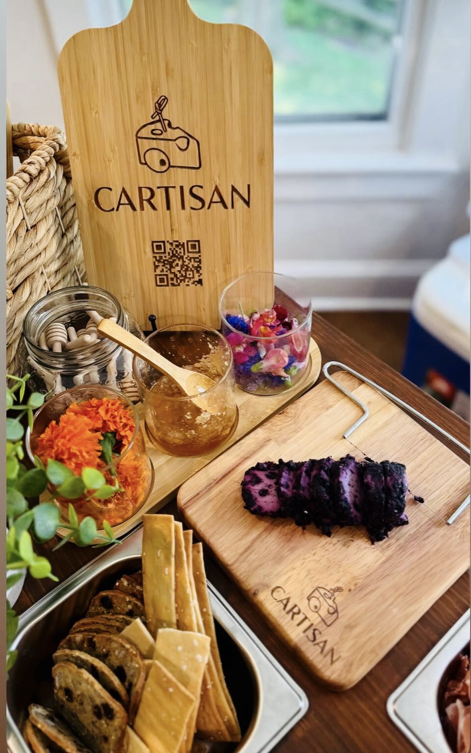 Wooden Cutting Board for Food Cart - Image 15